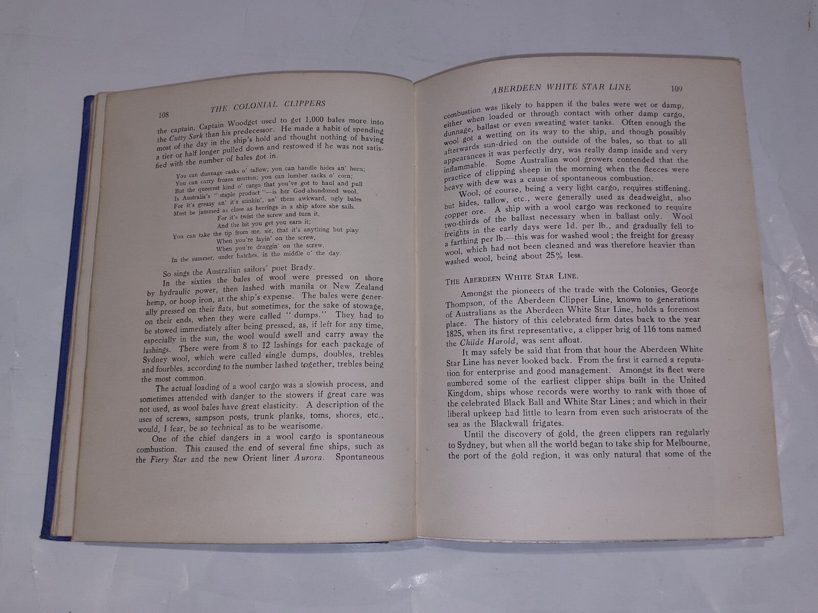 The Colonial Clippers by Basil Lubbock, Brown, Son & Ferguson  (1948) Hb Book2
