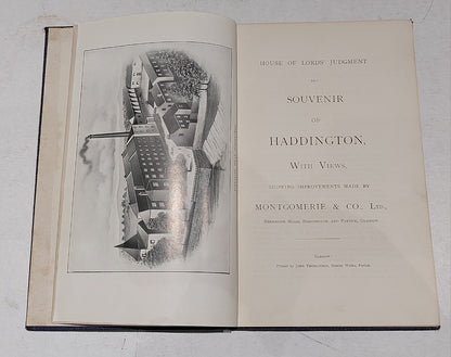 House of Lords' Judgement & Souvenir of Haddington Glasgow Montgomerie & Co Book5