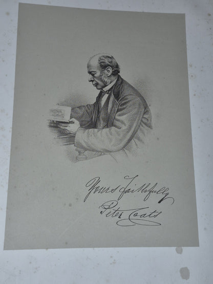 1871 PAISLEY FREE LIBRARY AND MUSEUM History SCOTLAND Peter Coats 1ST EDITION8