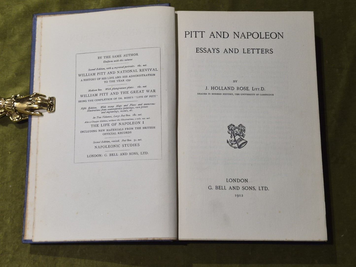 PITT AND NAPOLEON - ESSAYS AND LETTERS - R. A. Lewis4