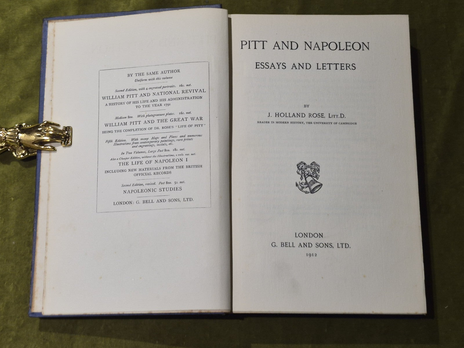 PITT AND NAPOLEON - ESSAYS AND LETTERS - R. A. Lewis4