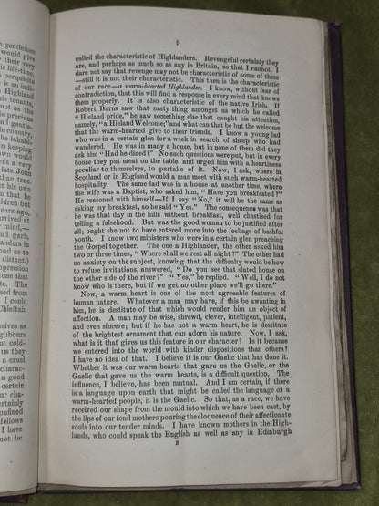 Address to Highlanders Gaelic Cetic Welsh Linguistics Archibals Fraquharson Scot5