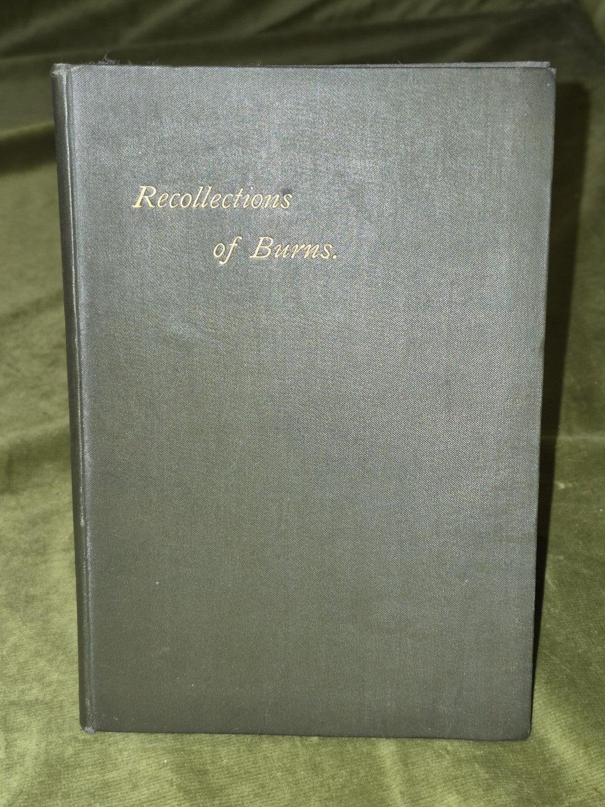Recollections of Robert Burns (1886)  From Tales And Sketches By Hugh Miller 1