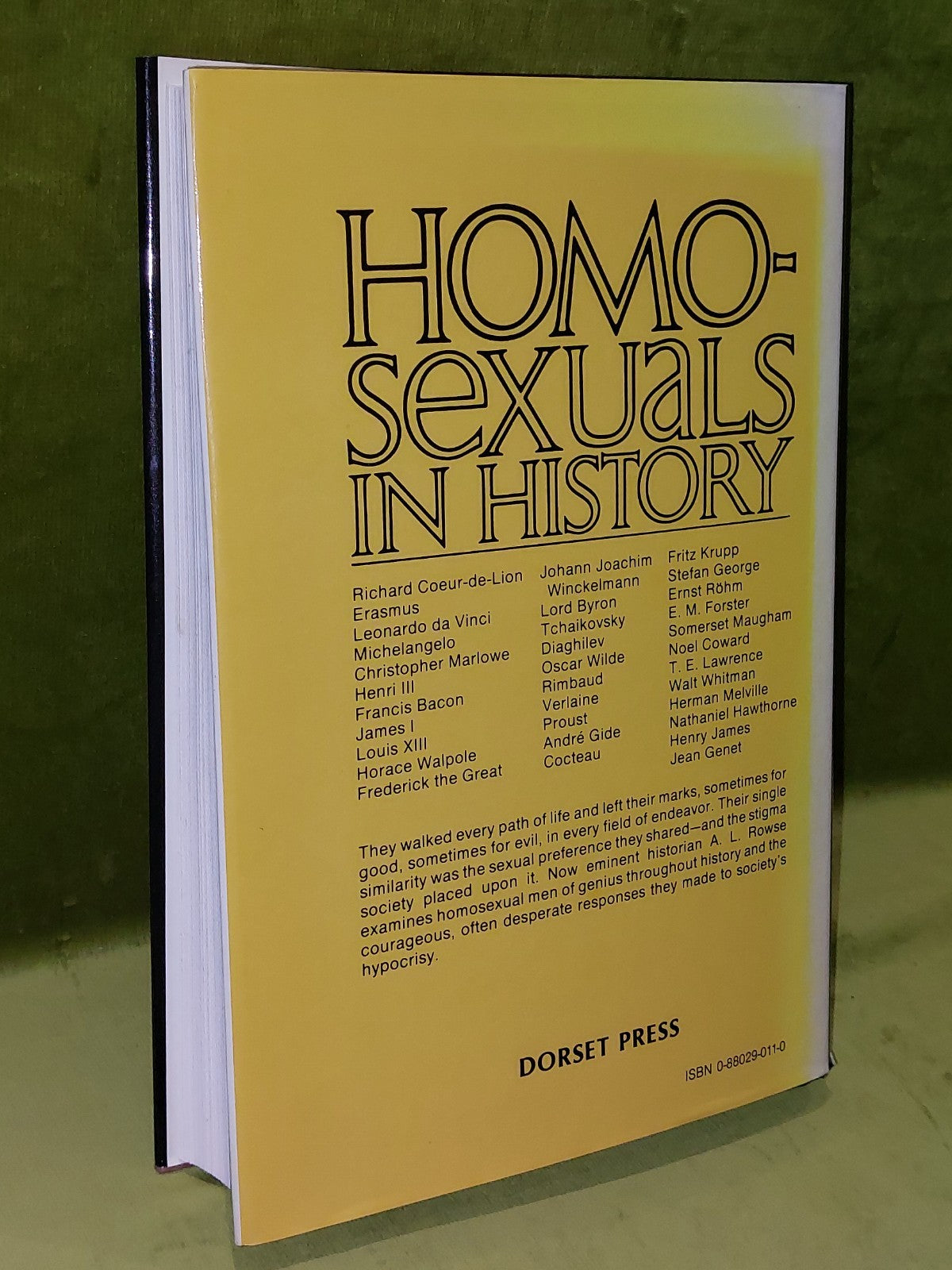 Homosexuals In History A L Rowse (1983)1