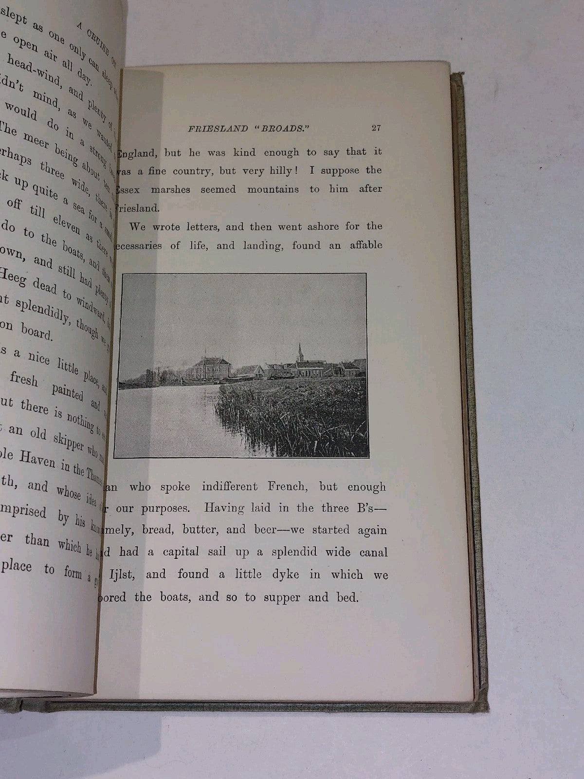 A Cruise on Friesland "Broads" By Hon. Reginald Brougham (1891) 1st Ed Hb Book5