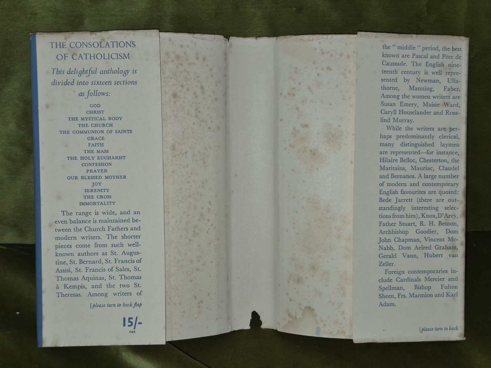 The Consolations of Catholicism (1955 Victor Gollancz) Ralph Woods2