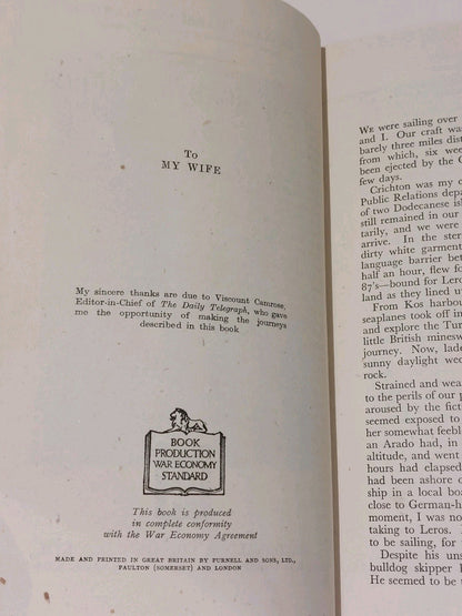 Long Road To Leros. c1945 Leonard Marsland Gander 1st Edition With Dustjacket 5