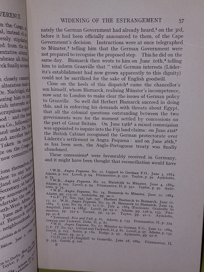 The Berlin West African Conference 18841885 by S. E. Crowe 1942 first edition6