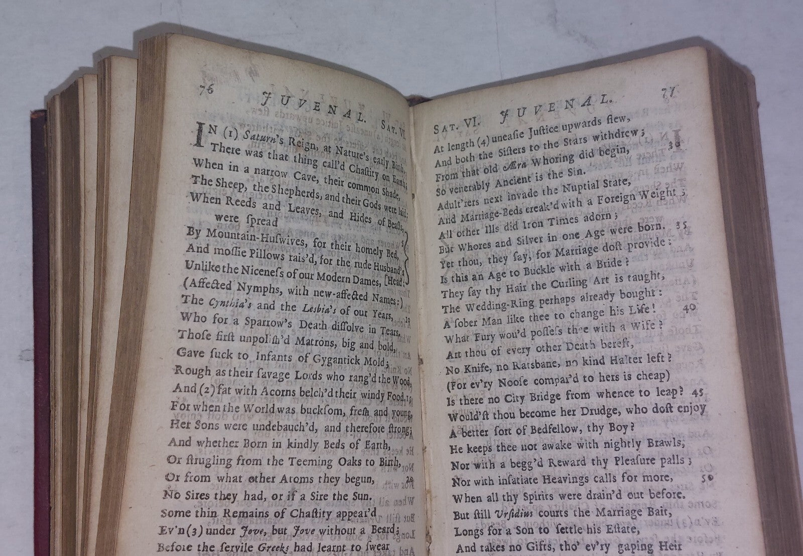 Antiquarian The Satires of Decimus Junius Juvenalis (1812) Leather-bound, Dryden7