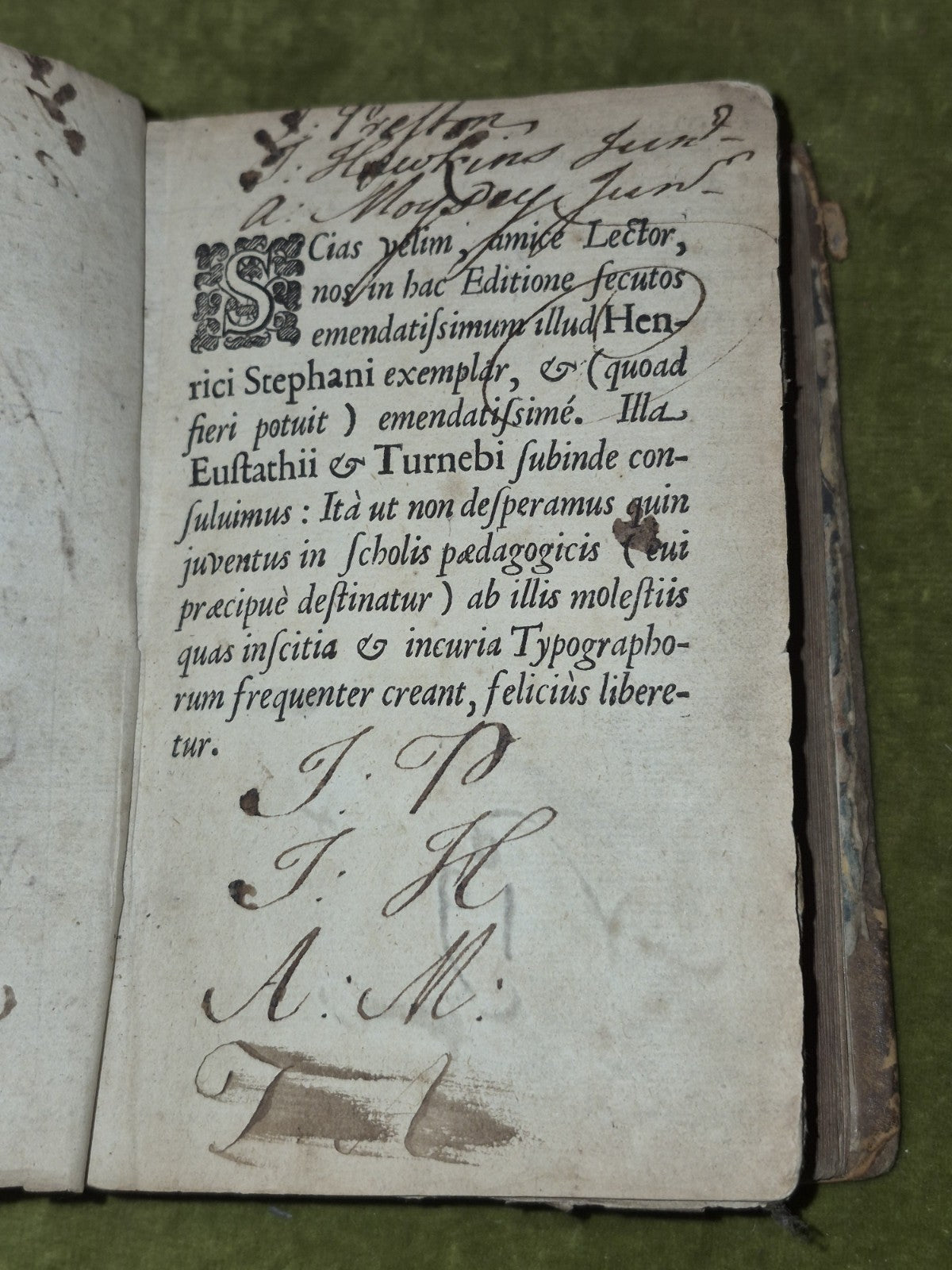 Homeri Ilias Id est, De Rebus ad Trojam Gestis 1648 Latin and Greek Illiad3