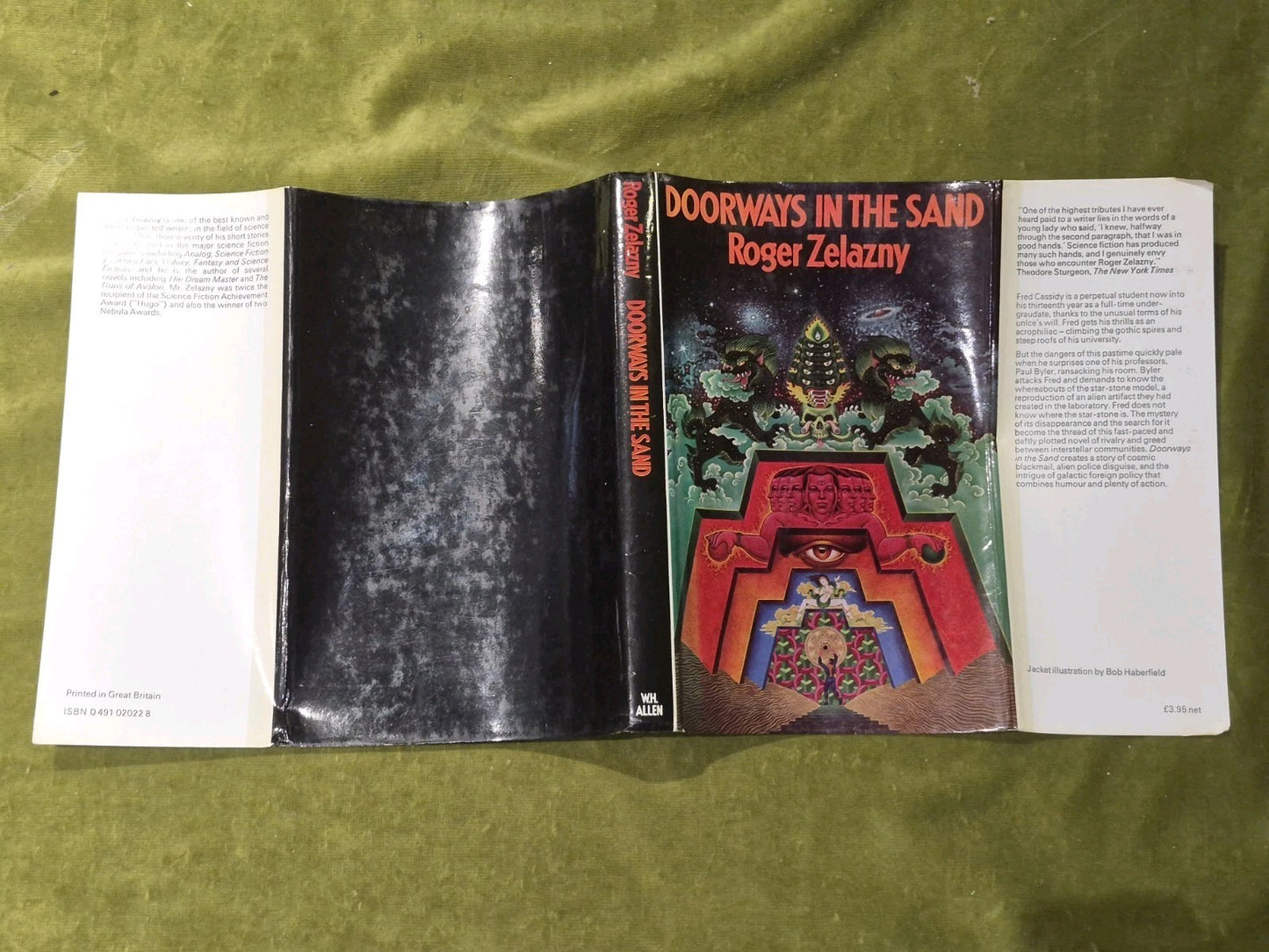 Doorways in the Sand Roger Zelazny 1977 First British Edition Ex-Library2