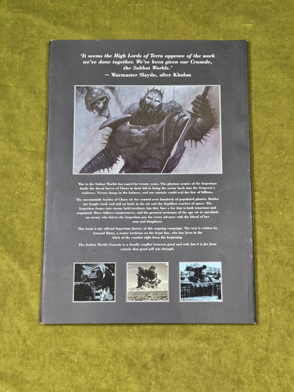The Sabbat Worlds Crusade by Dan Abnett 2005 Warhammer 40K Softcover Book1