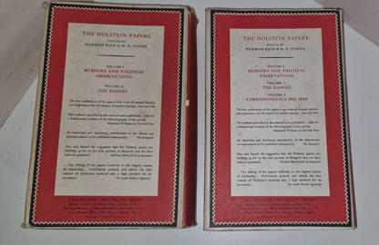 The Holstein Papers 4 Volume Hardback 1st Edition Set With Dust Jacket 1955  637