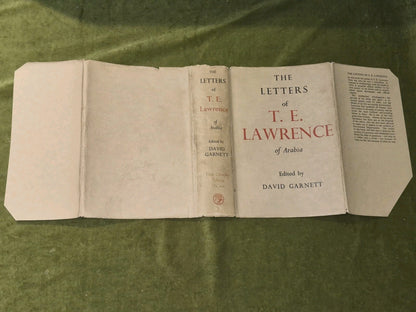 The Letters of Lawrence of Arabia David Garnett First Edition 1938 Third Imp3