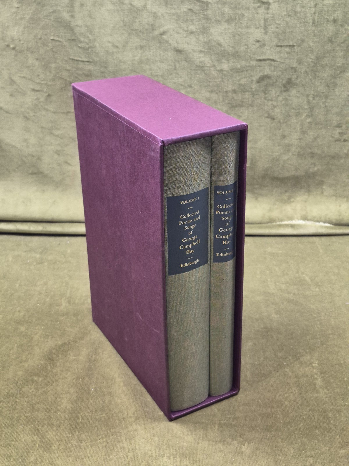 Collected Poems and Songs of George Campbell Hay in 2 Vols in Slipcase0
