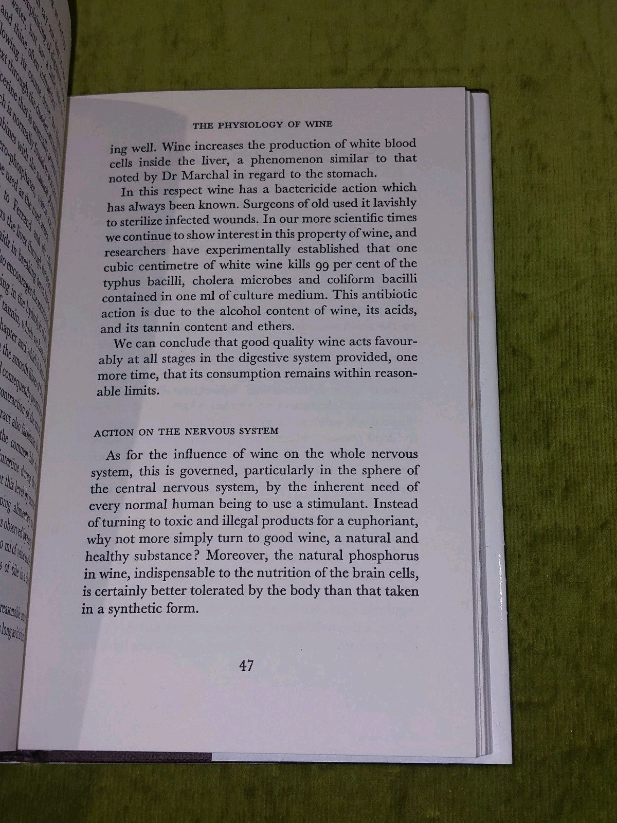 Wine Is The Best Medicine By Dr. E. A. Maury [Souvenir Press] 1974 1st Ed Hb/Dj6