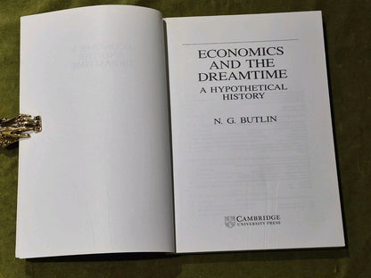 Economics and the Dreamtime N. G. Butlin Paperback Cambridge3