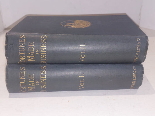 Fortunes Made in Business (Vol. 1 & 2) [Sampson] (1884) Hb Books0