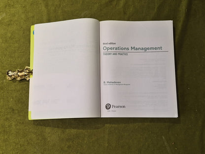 Operations Management Theory and Practice 3rd Edition - B Mahadevan - Pearson SC5