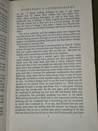 Everybody's Autobiography by Gertrude Stein - Heinemann, 1938 - 1st UK Edition8