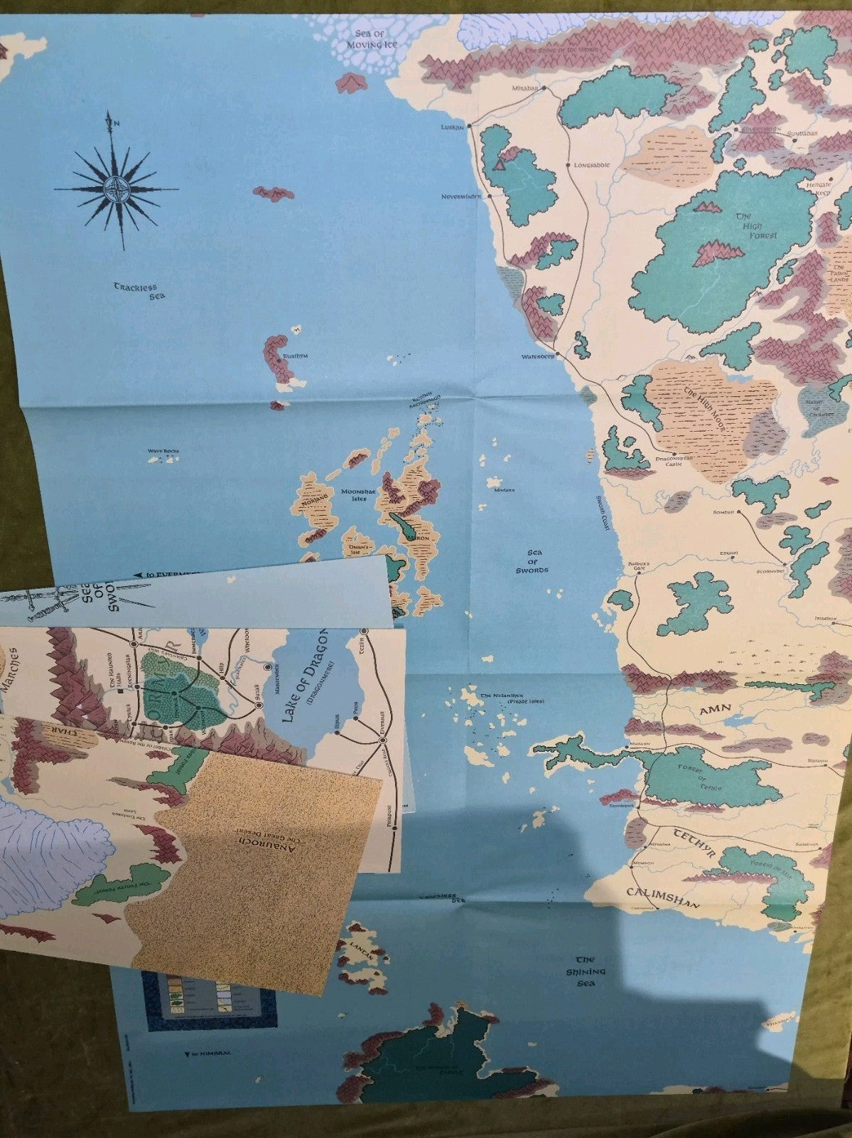 Forgotten Realms Campaign Set. Dungeons & Dragons 1st Edition Box Set.4