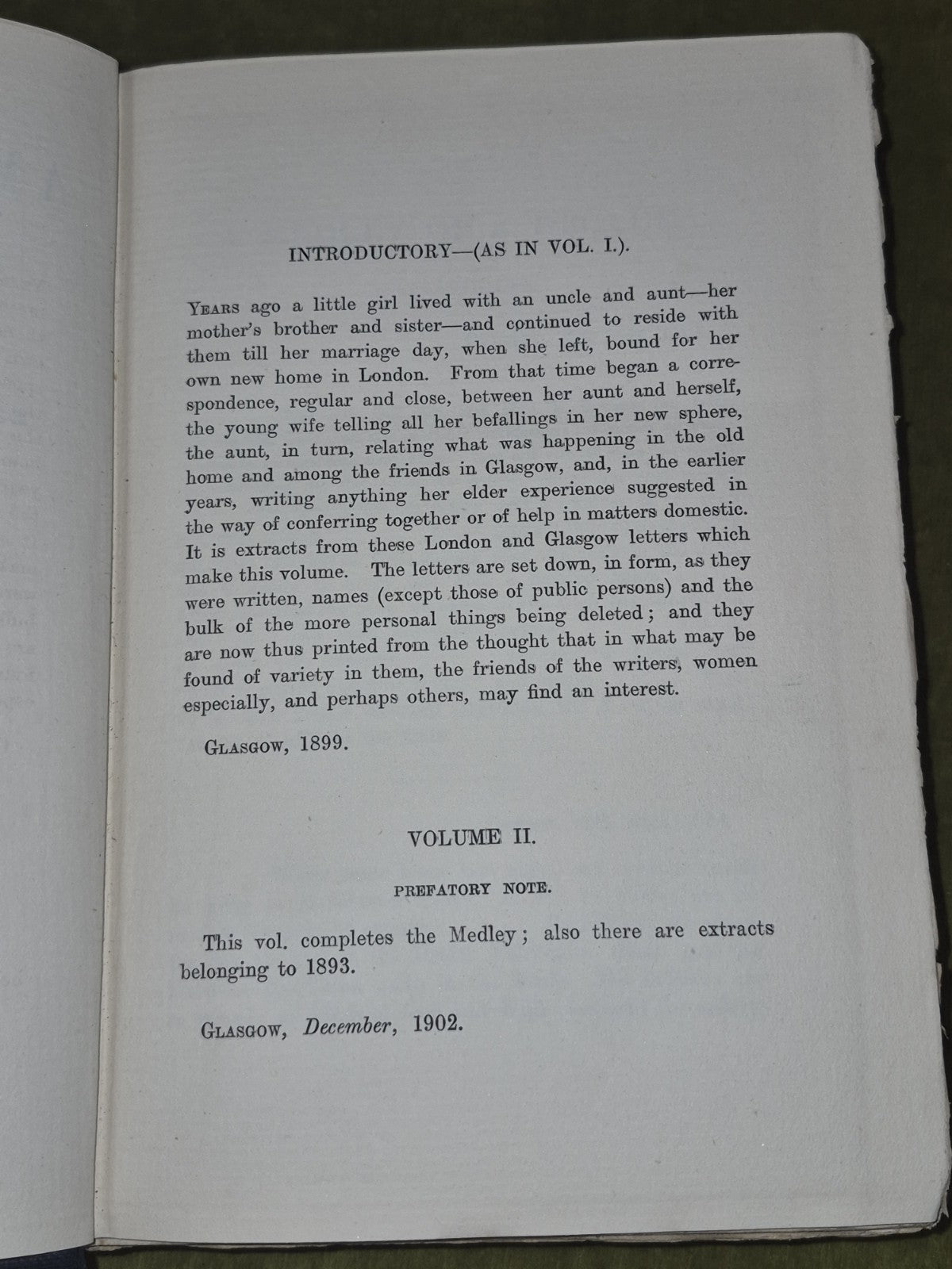 A Medley of a Decade Extracts from London and Glasgow Letters 1902 Vol II Hodge5