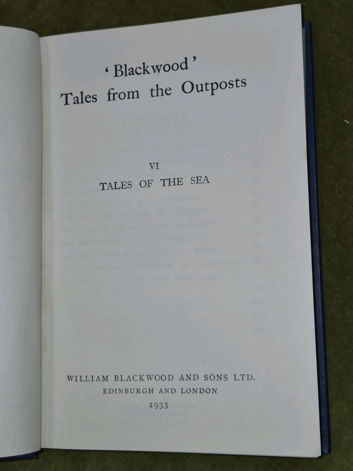 'Blackwood' Tales From The Outposts 11 Volumes Set 19337