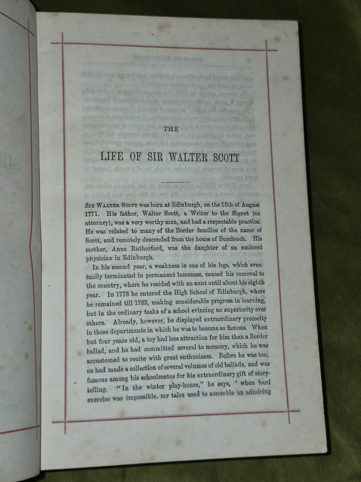 MAUCHLINE  WARE Poetical Works Of Sir Walter Scott  engravings - Gall & Inglis10