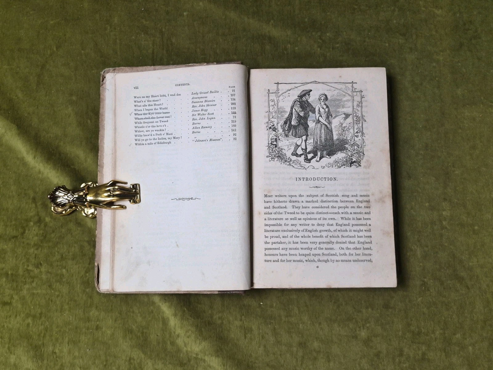 The Illustrated Book of Scottish Songs - Nathaniel Cooke 2nd Ed HB 18546