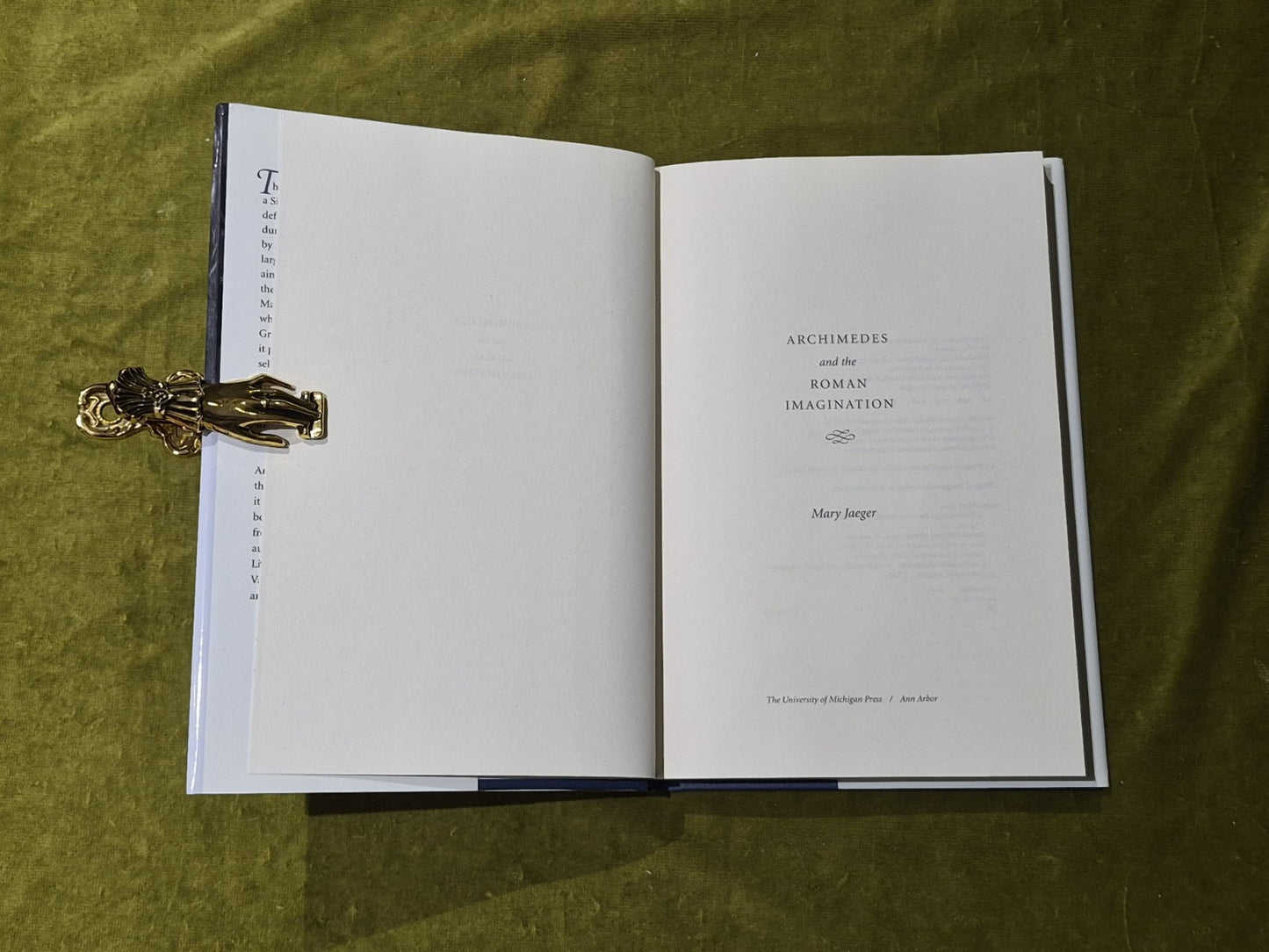 Archimedes and the Roman Imagination - Mary Jaeger Hardback DJ3