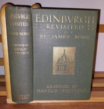 1913 2nd EDITION EDINBURGH REVISITED JAMES BONE & HANSLIP FLETCHER HARD COVER VG0