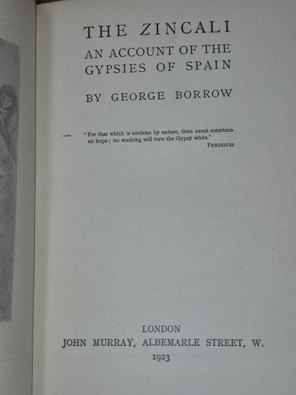 George Borrow John Murray Wild Wales Lavengro Ramano Lavo-Lil Bible in Spain 11