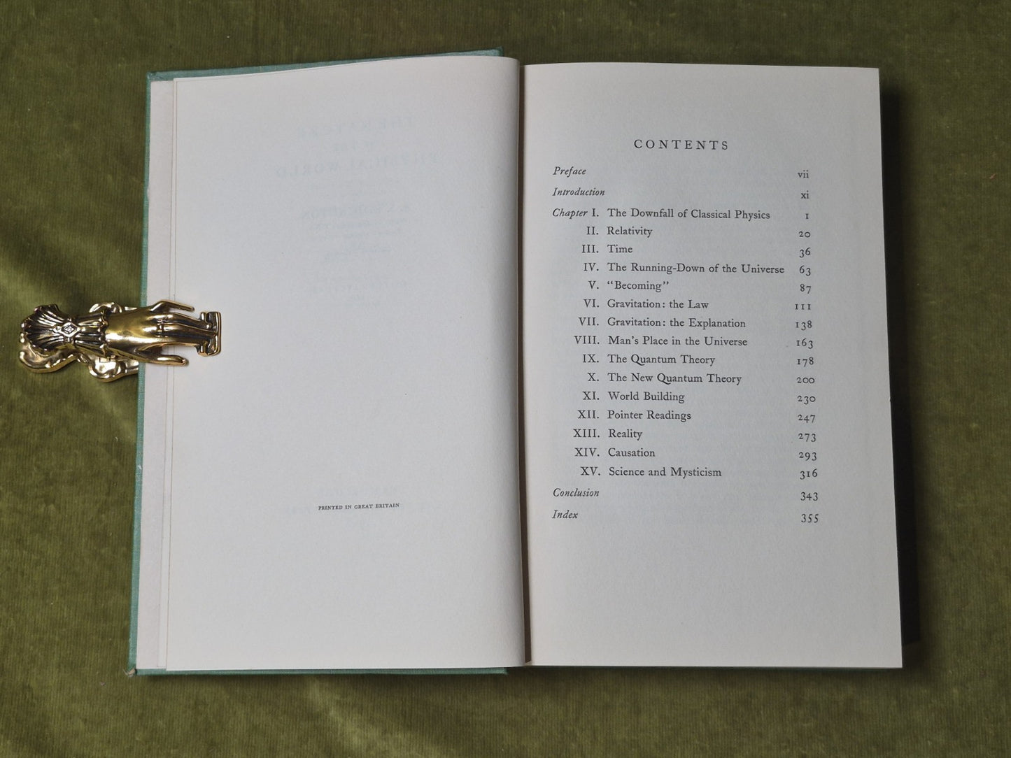 The Nature of the Physical World Gifford Lectures - A S Eddington 1928 Cambridge5