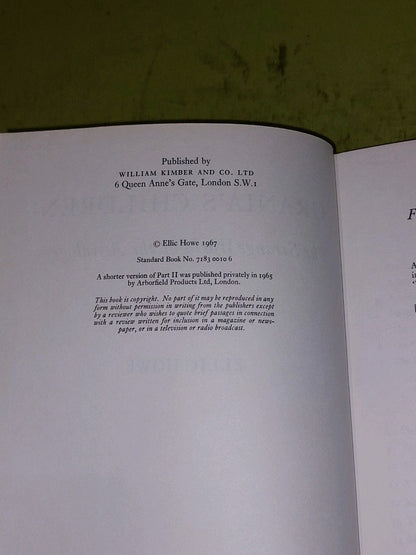 Urania's Children : The Strange World Of The Astrologers - Ellic Howe 1st Ed Hb6