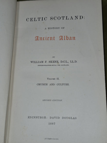 Celtic Scotland a History of Ancient Alban 1886 William Skene13