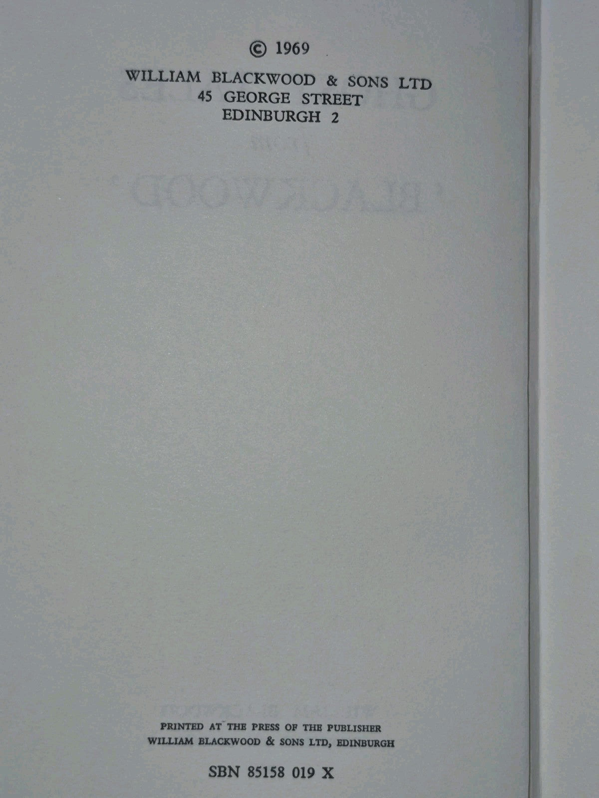 Blackwood Tales Set Scottish Sea Navy Ghost Suspense Traveller's Treasure 19706