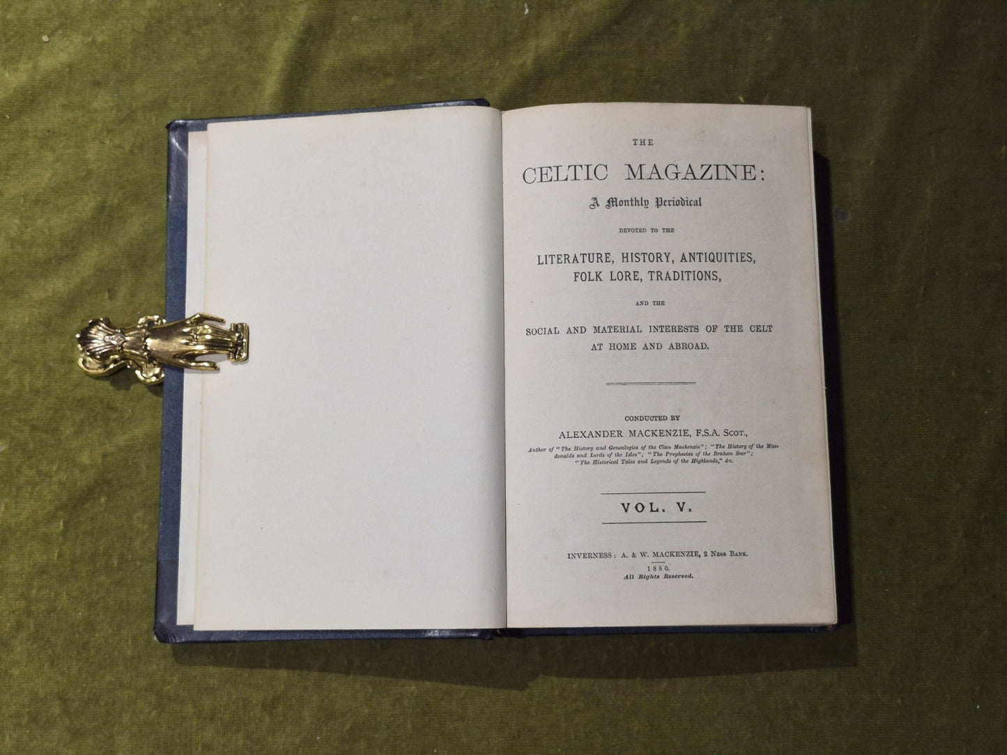 The Celtic Magazine Vol. V (1880) - Alexander MacKenzie4