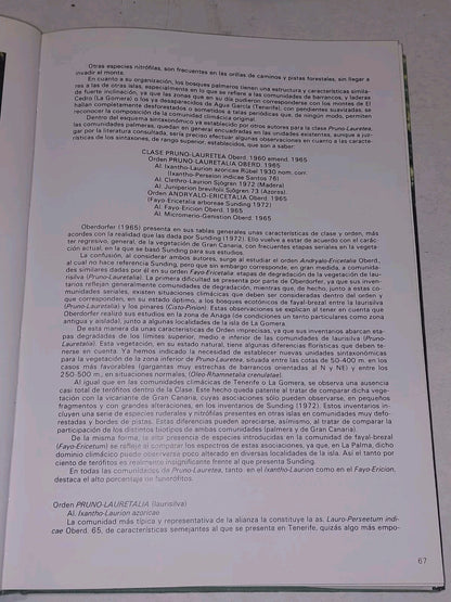 Vegetacion Y Flora De La Palma By Arnoldo Santos Guerra (1983) Hardback Book6