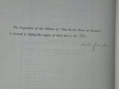  The Black Book of Paisley Scotichronicon 1885 David Murray 11