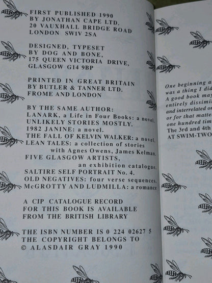 Something Leather, Alasdair Gray  First Edition 1990 HB DJ6