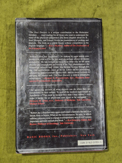 LIFTON, Robert Jay; The Nazi Doctors. 1986 1st US Edition /1st Imp3