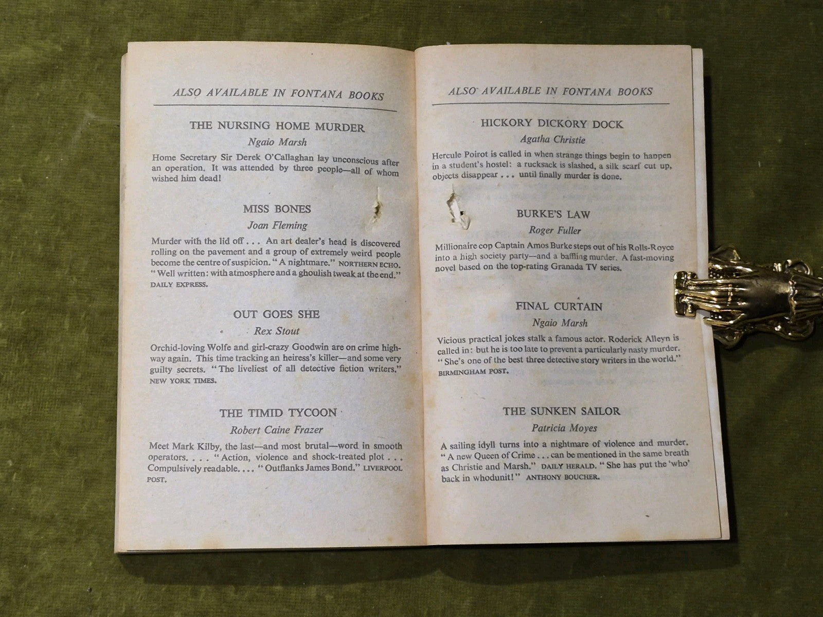 The Fontana Book of Great Horror Stories 1966 1st Ed Paperback6