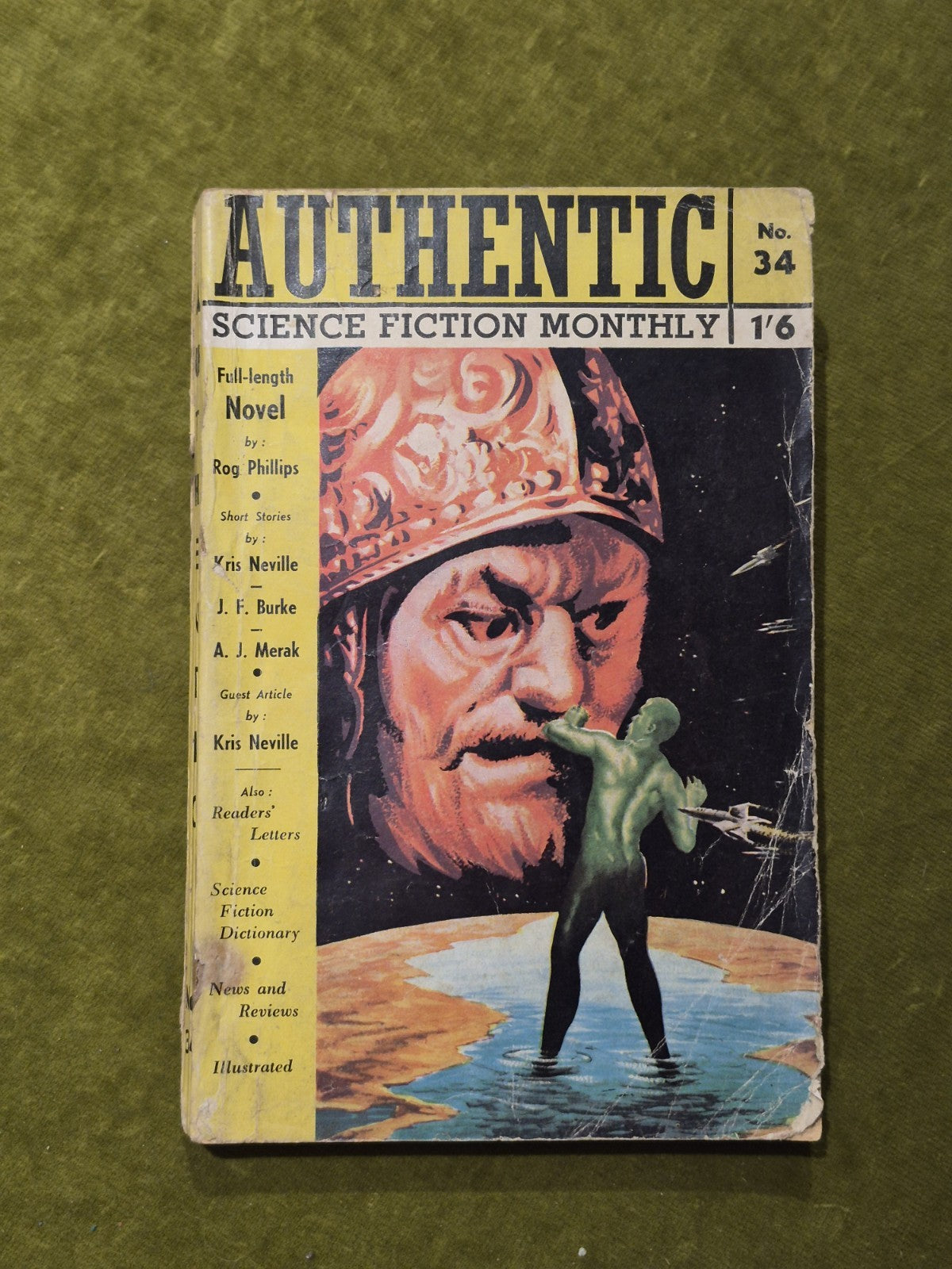 Authentic Science Fiction Monthly Hamilton 1950s Issues 29 and 32 to 50. Job Lot5
