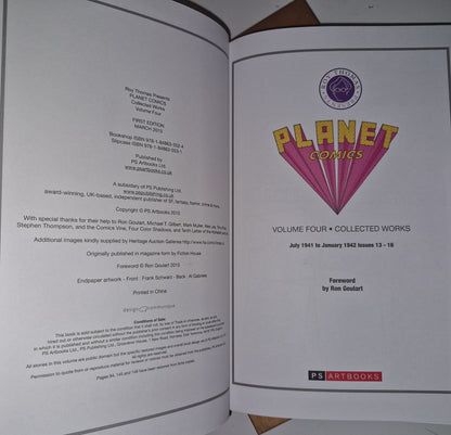 Roy Thomas Presents Planet Comics Vol 4 2015 Hardcover #1316 Slipcase Ed Unread4