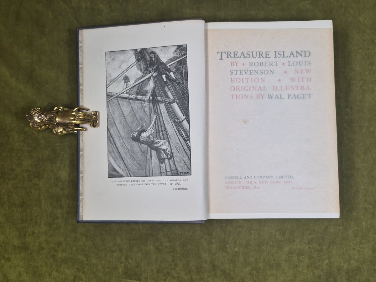 Robert Louis Stevenson - Treasure Island New Ed Illus. Wal Paget , Cassell 18994