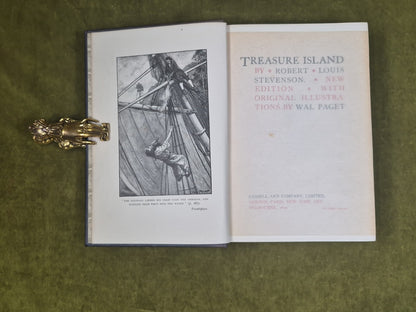 Robert Louis Stevenson - Treasure Island New Ed Illus. Wal Paget , Cassell 18994
