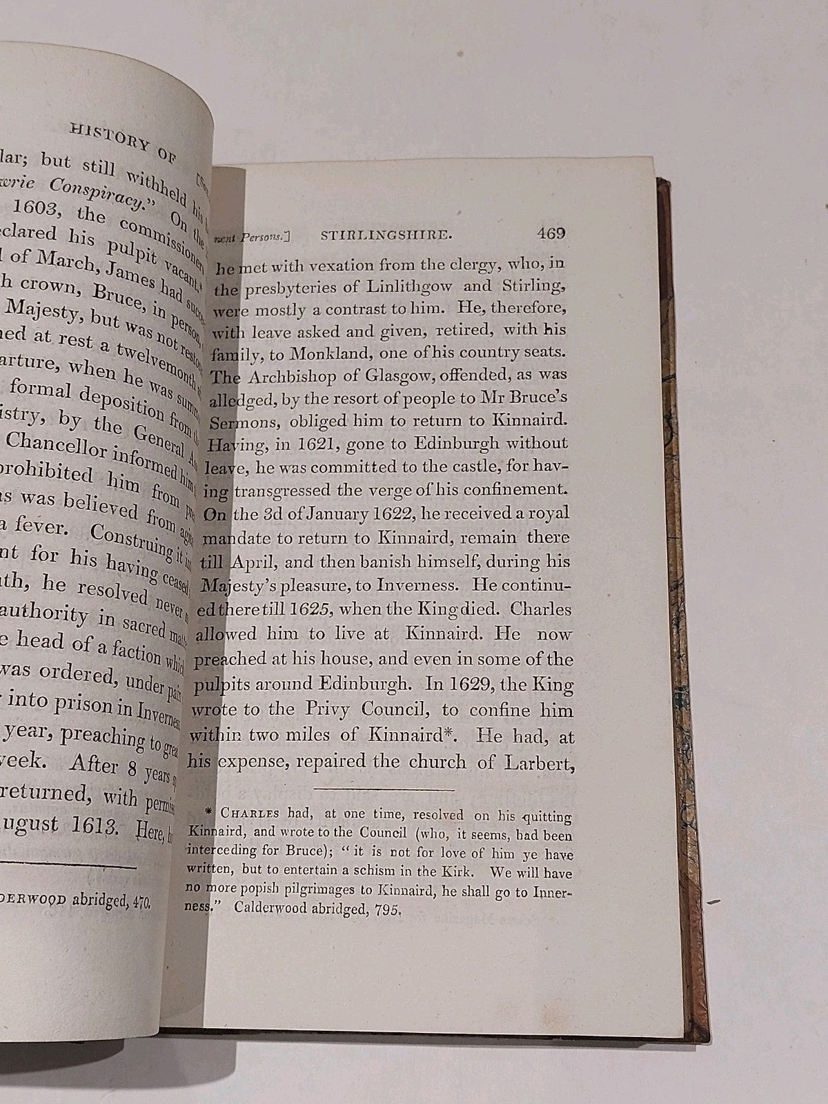 Antique 2 Volume Set Of 1817 Nimmo's History of Stirlingshire By Rev W. Nimmo6