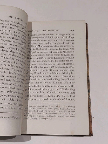 Antique 2 Volume Set Of 1817 Nimmo's History of Stirlingshire By Rev W. Nimmo6