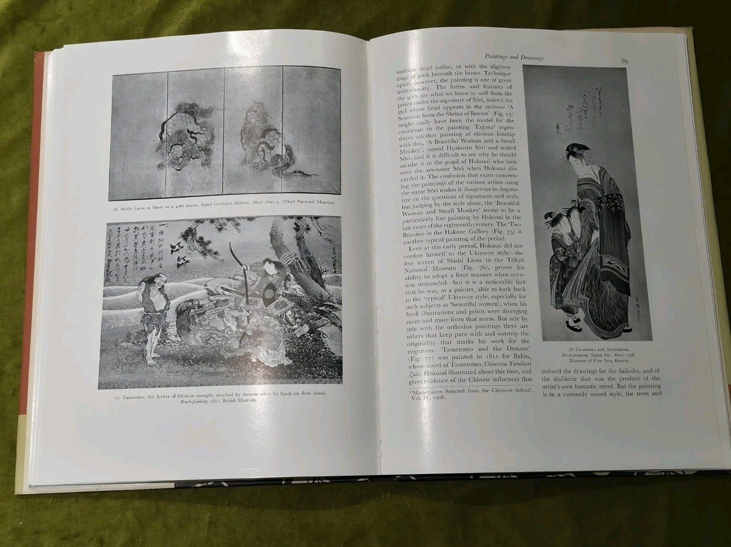 Hokusai: Paintings, Drawings And Woodcuts By J Hillier Phaidon Press 195512
