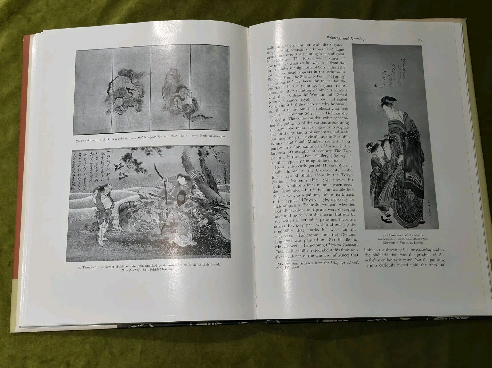 Hokusai: Paintings, Drawings And Woodcuts By J Hillier Phaidon Press 195512